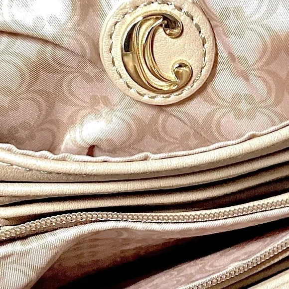 Charming Charlie’s Bag Crossbody & Wristlet Straps Sand Color Gold Trim Hardware - Picture 11 of 12